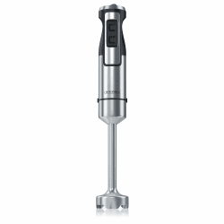 Arendo - Stabmixer 1000 Watt Edelstahl Set - vierflügeliges Messer - Pürierstab - stufenlose Geschwindigkeitsregelung - Turbotaste - Abnehmbarer Mixfuß A: Silber Edelstahl Angebot bei HelloDeals