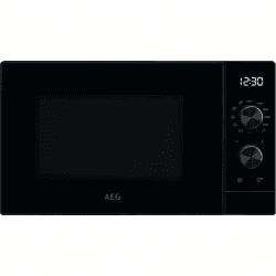 AEG MFB252DB Freistehende Mikrowelle mit Grillfunktion - 25L,900W,7 Leistungsstufen,Invertertechnologie,Auftau-Funktion,LED-Beleuchtung,Edelstahl-Innenraum,SteamPot,Schwarz 25 Liter Angebot bei HelloDeals