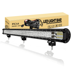 PICAA Led Arbeitsscheinwerfer 45 Zoll 114CM 612W Lichtbalken 12V Mit Kabelbaum Zusatzscheinwerfer Bar Spot Flutlicht Arbeit Licht Bar für SUV Offroad ATV UTV Traktor 4x4 Auto 45 Zoll 612W+Kabelbaum Angebot bei HelloDeals