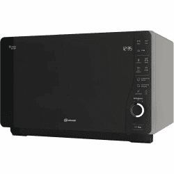 Bauknecht ExtraSpace Crisp MW 427 SL/Kombination Grill und Mikrowelle/Maximale Flexibilität-Ohne Drehteller/ 800 W/ 25 L Garraum/Grill 1000 W/Crisp-Funktion/Dampfgarfunktion/AutoClean, Silber Mikrowellen Angebot bei HelloDeals