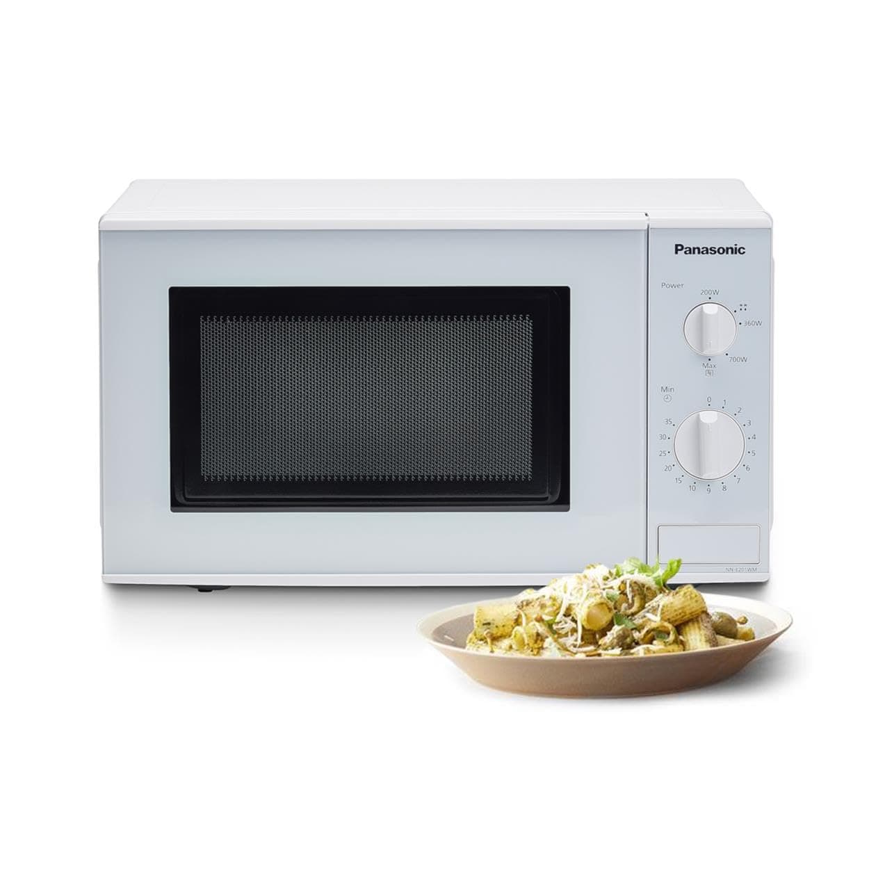 Panasonic NN-E201WMEPG Solo Mikrowelle (800 Watt, 20 Liter) weiß Ohne Grill Single Weiß