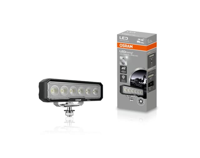 Osram LEDriving Lightbar WL VX150-WD, LEDWL109-WD, OFF ROAD, LED Arbeitsscheinwerfer, 1500 Lumen, Lichtstrahl bis zu 45 m, 12V/24V, Faltschachtel (1 Lampe), Bianco