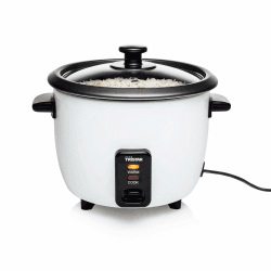 Tristar RK-6117 Reiskocher, 0,6L, Reis für bis zu 3 Personen ohne Anbrennen, Mit Warmhaltefunktion, 300W, Edelstahl, Weiß Angebot bei HelloDeals
