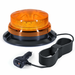 AnTom Rundumleuchte,12V-24V Gelb Rundumleuchte LED mit magnetischem und 3 Meters-Kabel für Gabelstapler-Traktor Golfwagen UTV Anhänger SUV-Neues Upgrade Gelb - Aufgerüstet