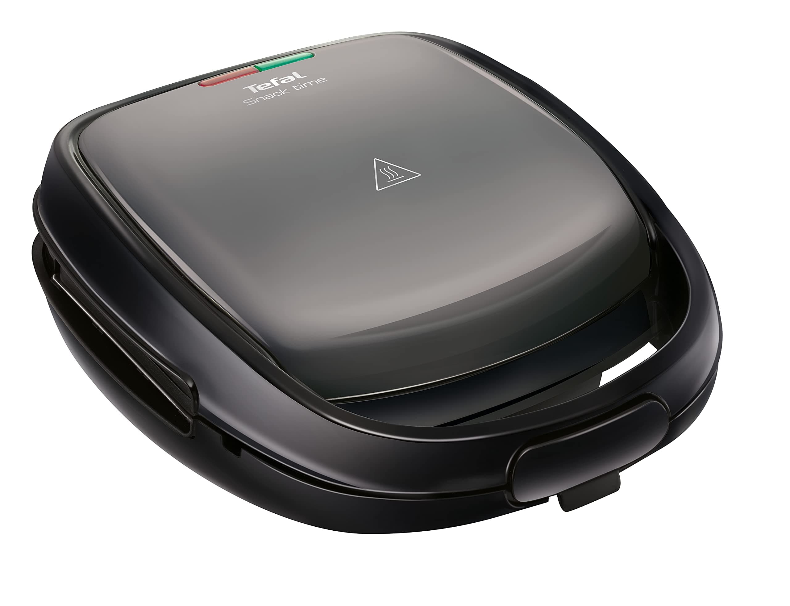 Tefal SW341B Snack Time 2in1 Kombi-Gerät Waffeleisen und Sandwichtoaster | 2 herausnehmbare | Antihaftbeschichtete Plattensets | Spülmaschinengeeignet | Wärmeisolierter Griff | ‎700 W | Grau/Schwarz