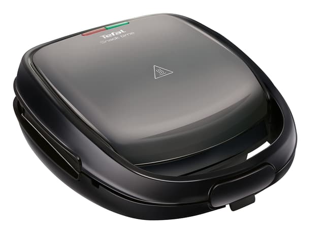 Tefal SW341B Snack Time 2in1 Kombi-Gerät Waffeleisen und Sandwichtoaster | 2 herausnehmbare | Antihaftbeschichtete Plattensets | Spülmaschinengeeignet | Wärmeisolierter Griff | ‎700 W | Grau/Schwarz