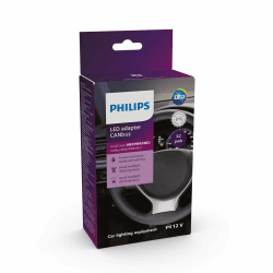 PHILIPS CANBUS Adapter LED (HB3/HB4/HIR2), 3in1 Lösung, 2er Set, Schwarz