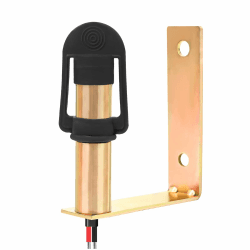 AOHEWEI Beacon-Montagehalterung, flexible DIN-Pol-Metallhalterung mit Draht und Schutzkappe für blinkende rotierende Warnleuchte für Gabelstapler, Traktoren Halterung für rundumleuchte (A004)