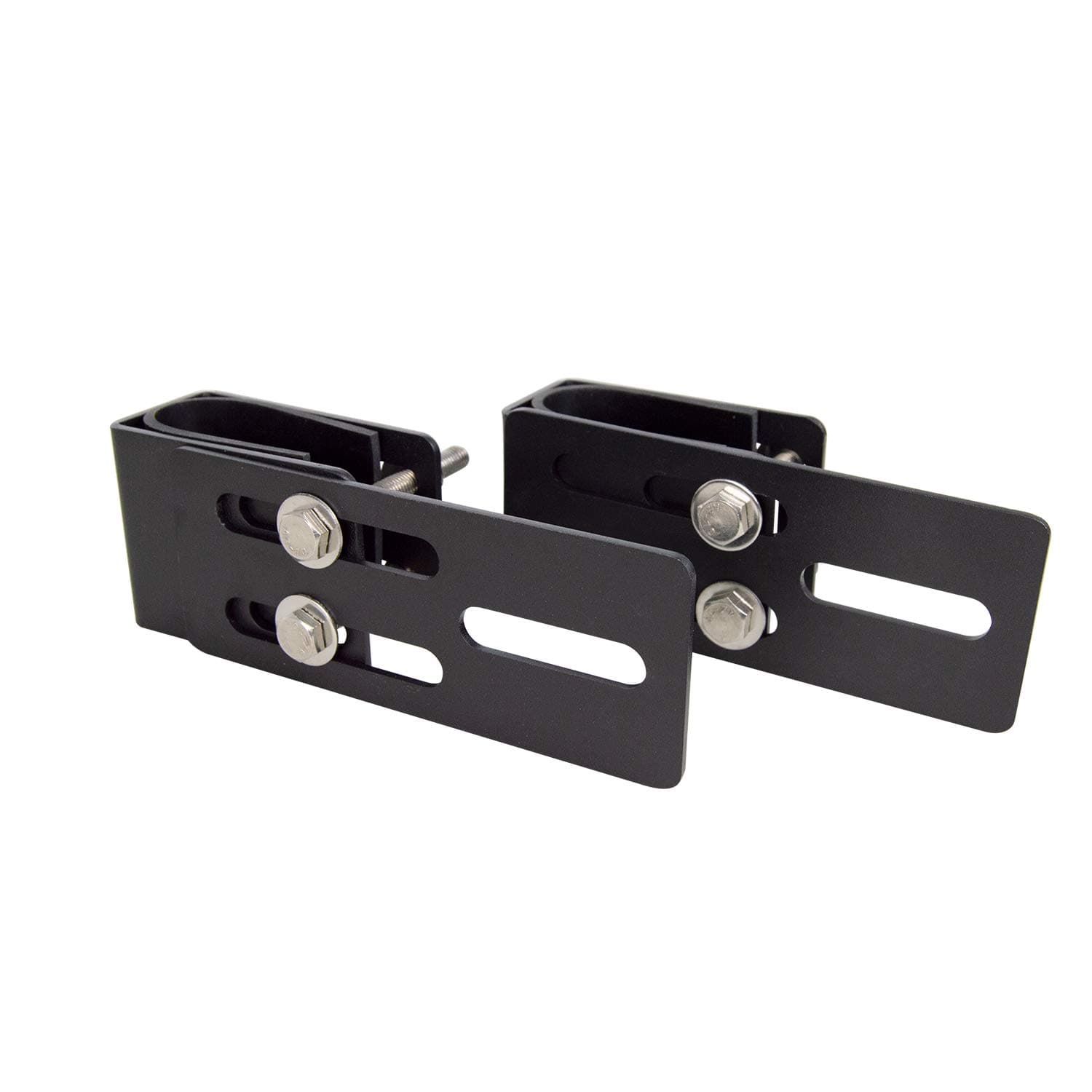 RIGIDON 2 Pcs led lichtleiste halterung, Einstellbar tragbar Auto Gepäckhalterung halter, Stoßstange Bull Bar Halter für Offroad SUV ATV, UTV, Traktor, LKW, Fahrzeuge 2Pcs B halterung