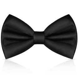 URAQT Fliege Herren, Klassische Einfarbig Fliegen für Männer, Schmale Smoking Fliege Schleife mit Haken, Einstellbar Bow Tie für Hochzeit Party