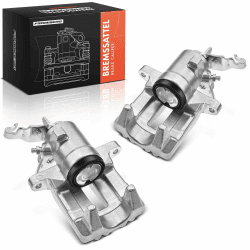 Frankberg 2x Bremssattel Bremszange Hinten Links Rechts Kompatibel mit A3 2003-2013 Altea 2004-2019 Leon 2005-2012 Octavia II 2004-2013 Golf 2003-2016 Replace# 1K0615423J