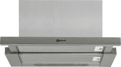 Bauknecht DBAH 65 LM X Dunstabzugshaube Flachschirm / 60cm / Für Abluft- und Umluftbetrieb geeignet / 85,8 kWh / LED / 3 Leistungsstufen / Energieeffizienzklasse D Leistung 180W