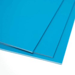 Artway Weich Geschnittenes Polymer A2 Blätter - Traditionelle Lino Alternative - Ideal für Druckgrafik/Linoldruck - Packung mit 3 Blättern - Blau A2 - 3 Stück