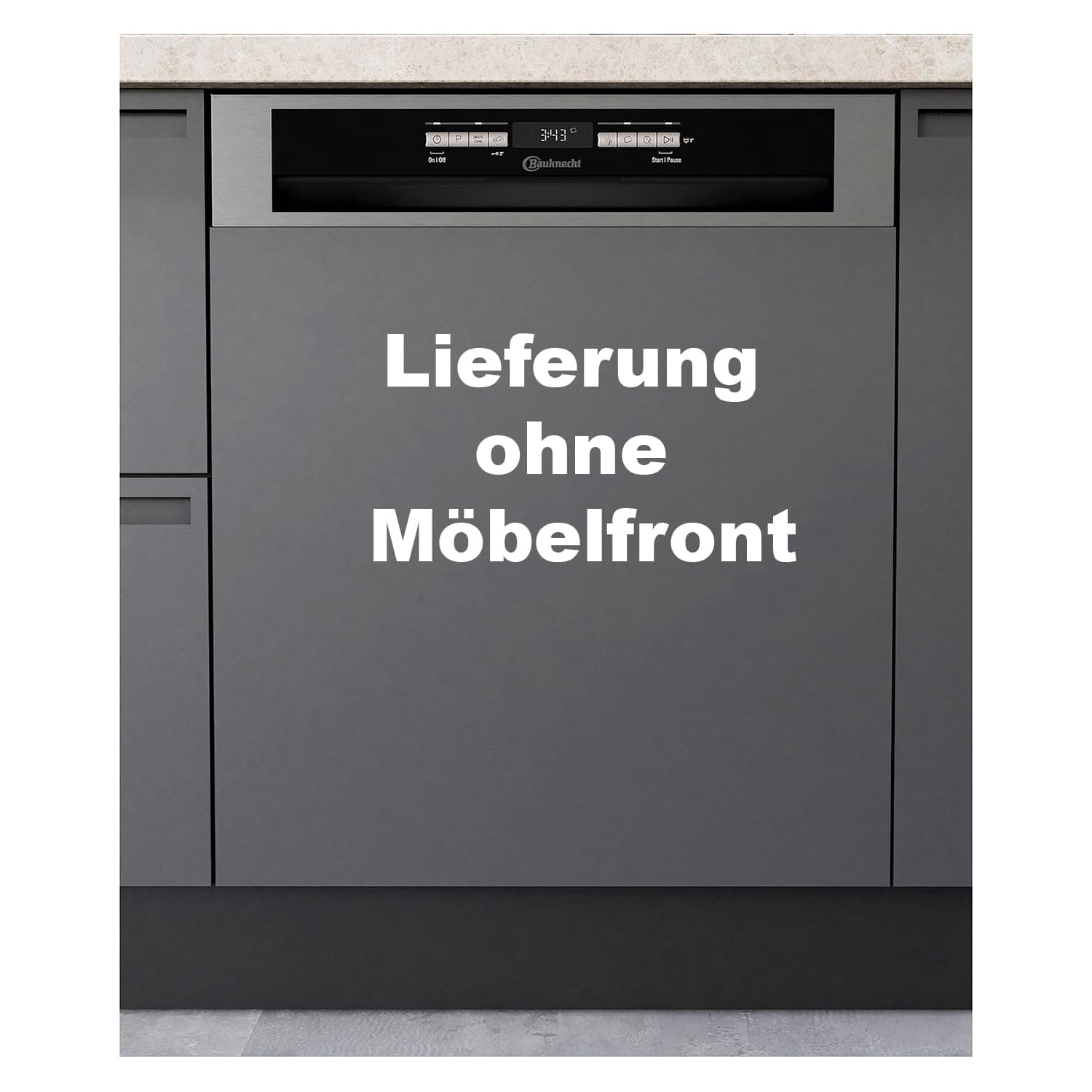Bauknecht B6B D841A X teilintegrierbarer Geschirrspüler / 60 cm/C / 14 Maßgedecke/PowerClean - Hochdruckdüsen/ActiveDry - automatisches Türöffnungssystem/Besteckschublade Angebot bei HelloDeals