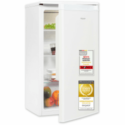 Exquisit Vollraumkühlschrank 75 Liter, Freistehend, Kühlschrank klein und kompakt, 45cm Breit, LED-Innenbeleuchtung, KS585-V-091E Weiß