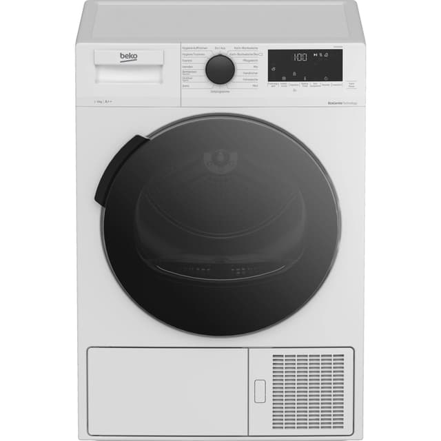 Beko DHC946GX b300 Wärmepumpentrockner, Wäschetrockner, 9 kg, Frontlader, AquaWave Schontrommel, Hygiene Trocknen & Hygiene Auffrischen, 15 Programme, Weiß 2021 9 kg