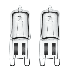 Halogenlampe G9 40W 230V Backofenlampe, G9 Halogen Leuchtmittel für Backofen, Mikrowelle, Oleranz bis 300 Grad C, 2er Pack 40.0
