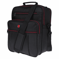 Christian Wippermann große Herren Tasche Flugbegleiter Umhängetasche Arbeitstasche Herrentasche im Hochformat