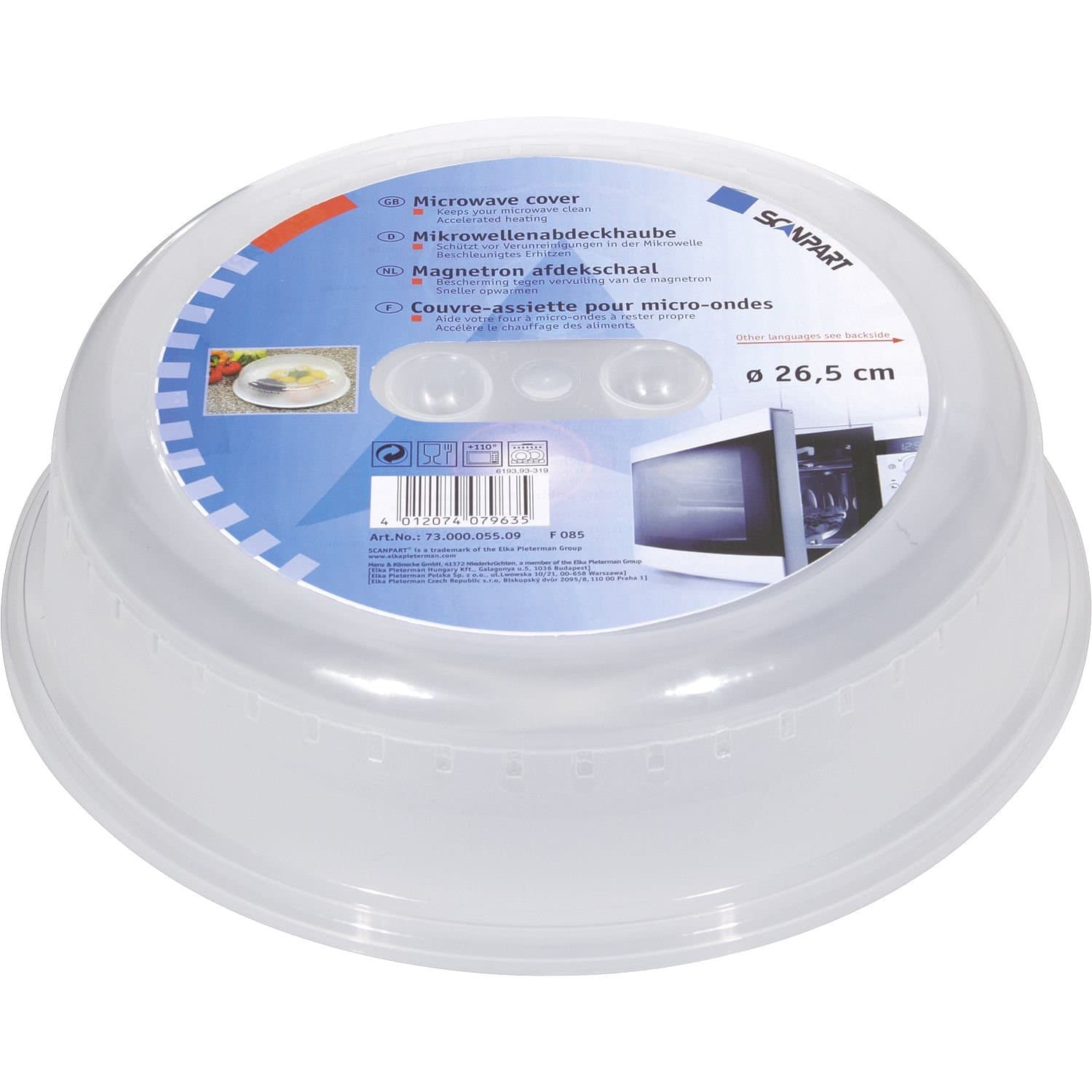 Scanpart 7300005509 Mikrowellenabdeckhaube, 26,5 cm durchmesser Angebot bei HelloDeals