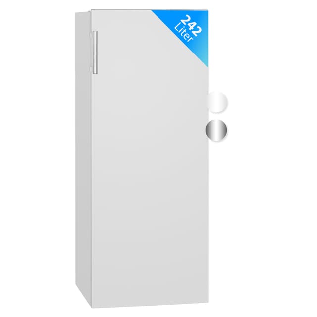 Bomann® Kühlschrank ohne Gefrierfach | Energieklasse E | 143cm | 5 Ablagen | 0°C ~ +8°C | leise 40dB | Getränkekühlschrank | 242L Flaschenkühlschrank | Kühlschrank groß | VS 7316.1 weiß Weiß Single