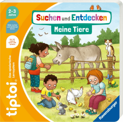 tiptoi® Suchen und Entdecken: Meine Tiere, Tierbuch mit Geräuschen und Liedern