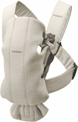 BabyBjörn Babytrage Mini, 3D-Jersey, Hellbeige 3D-Jersey Hellbeige