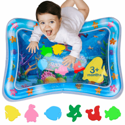 Wassermatte Baby – BPA-freie Wasserspielmatte | Sensorikmatte für Babys | Baby Wassermatte für Bauchlage & Entwicklung | Wassermatte für Baby 3-12 Monate | Spielzeug Baby – Avec Maman