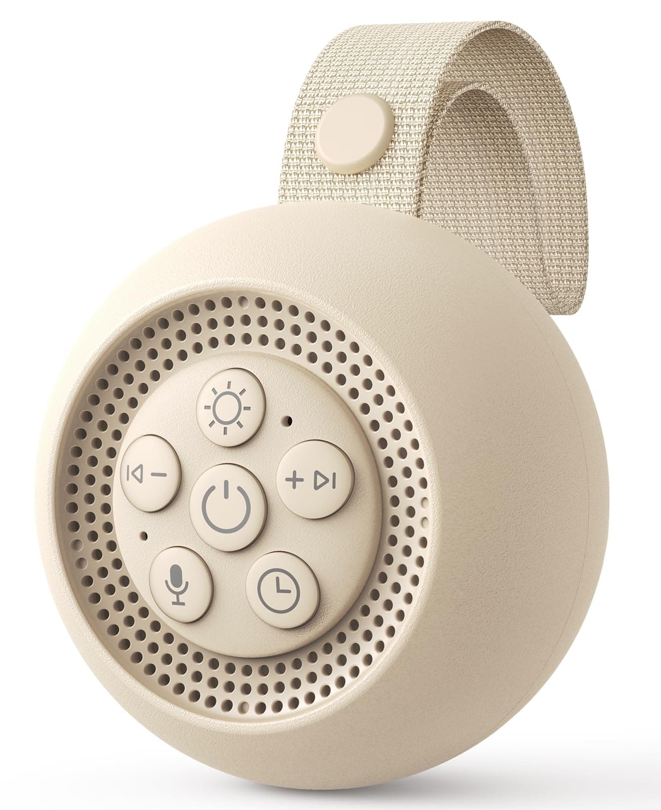 Babacom Tragbare White Noise Machine Baby mit Sprachaufzeichnung – 16 beruhigende Geräusche, weißes Rauschen mit Nachtlicht, Timer & Speicherfunktion, für Babys, Erwachsene, Kinderzimmer & Kinderwagen