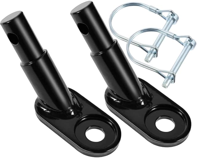 Fahrradanhänger Kupplung Fahrrad Anhängerkupplung Kupplung Anhänger Adapter Hundeanhänger für Fahrrad mit Sicherungsstift Fahrrad Hänger Kupplung Hundefahrradanhänger Hunde Anhänger Hundewagen 2stk Schwarz 2025