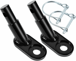 Fahrradanhänger Kupplung Fahrrad Anhängerkupplung Kupplung Anhänger Adapter Hundeanhänger für Fahrrad mit Sicherungsstift Fahrrad Hänger Kupplung Hundefahrradanhänger Hunde Anhänger Hundewagen 2stk Schwarz 2025