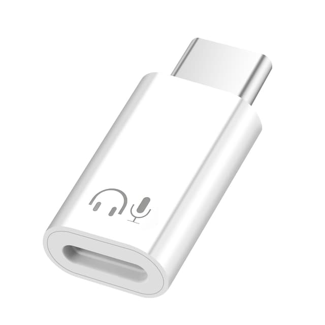 Puiseno 1 Stück Lightnning auf USB-C Adapter Audio, [MFi-Zertifiziert] USB-C Stecker zu Lightnning Buchse Kopfhörer-Adapter für iPhone 16/15 Serie, iPad und mehr (Unterstützt kein OTG) 1pcs