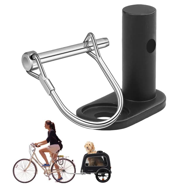 Fahrradanhänger Kupplung, Fahrrad Anhänger Koppler, Fahrrad Anhängevorrichtung, Anhängerkupplung Adapter Traktionskopf Tragbar Fahrradanhänger Für Kinderwagen Anhänger Kinderfahrrad