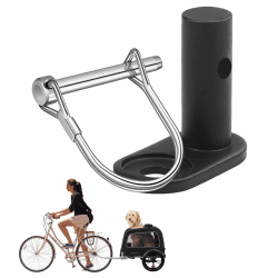 Fahrradanhänger Kupplung, Fahrrad Anhänger Koppler, Fahrrad Anhängevorrichtung, Anhängerkupplung Adapter Traktionskopf Tragbar Fahrradanhänger Für Kinderwagen Anhänger Kinderfahrrad Angebot bei HelloDeals