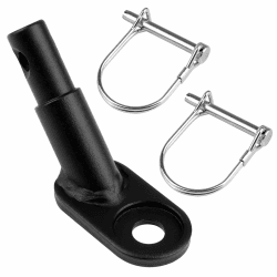 Fahrradanhänger Kupplung,Metall Anhängerkupplung,Fahrrad Anhängerkupplung mit 2 Stück Sicherungsstift für Kinderanhänger Hundefahrradanhänger Hundewagen Angebot bei HelloDeals