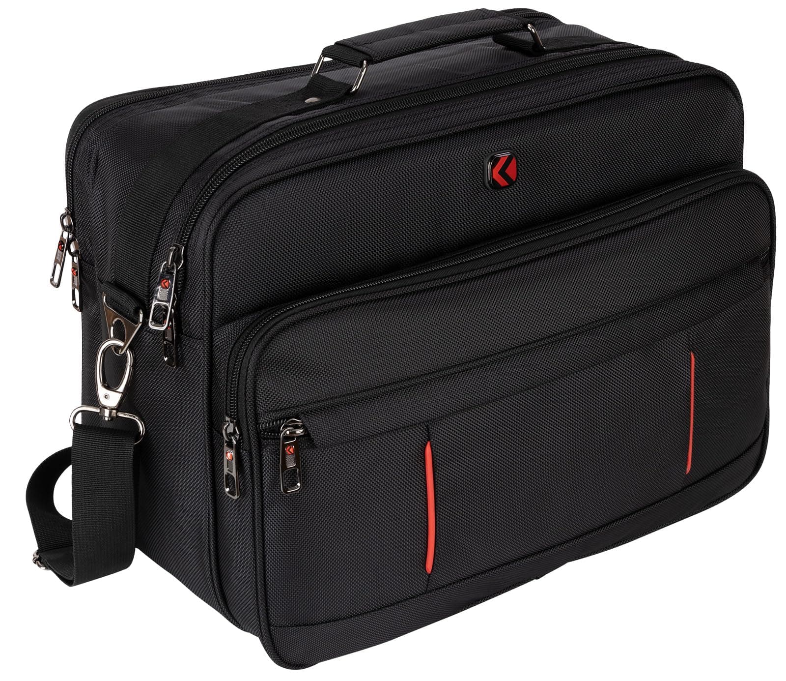 EAAKIE Arbeitstasche Umhängetasche Flugbegleiter Herrentasche XXL Querformat 1