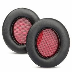 Teufel Real Blue Ohrpolster Ersatz Kompatibel mit Teufel Real Blue, Teufel Real Blue NC, Teufel Real Pure (2020) Stereo Kopfhörer Ohrpolstern Kissen (Proteinleder/Memory-Schaum)