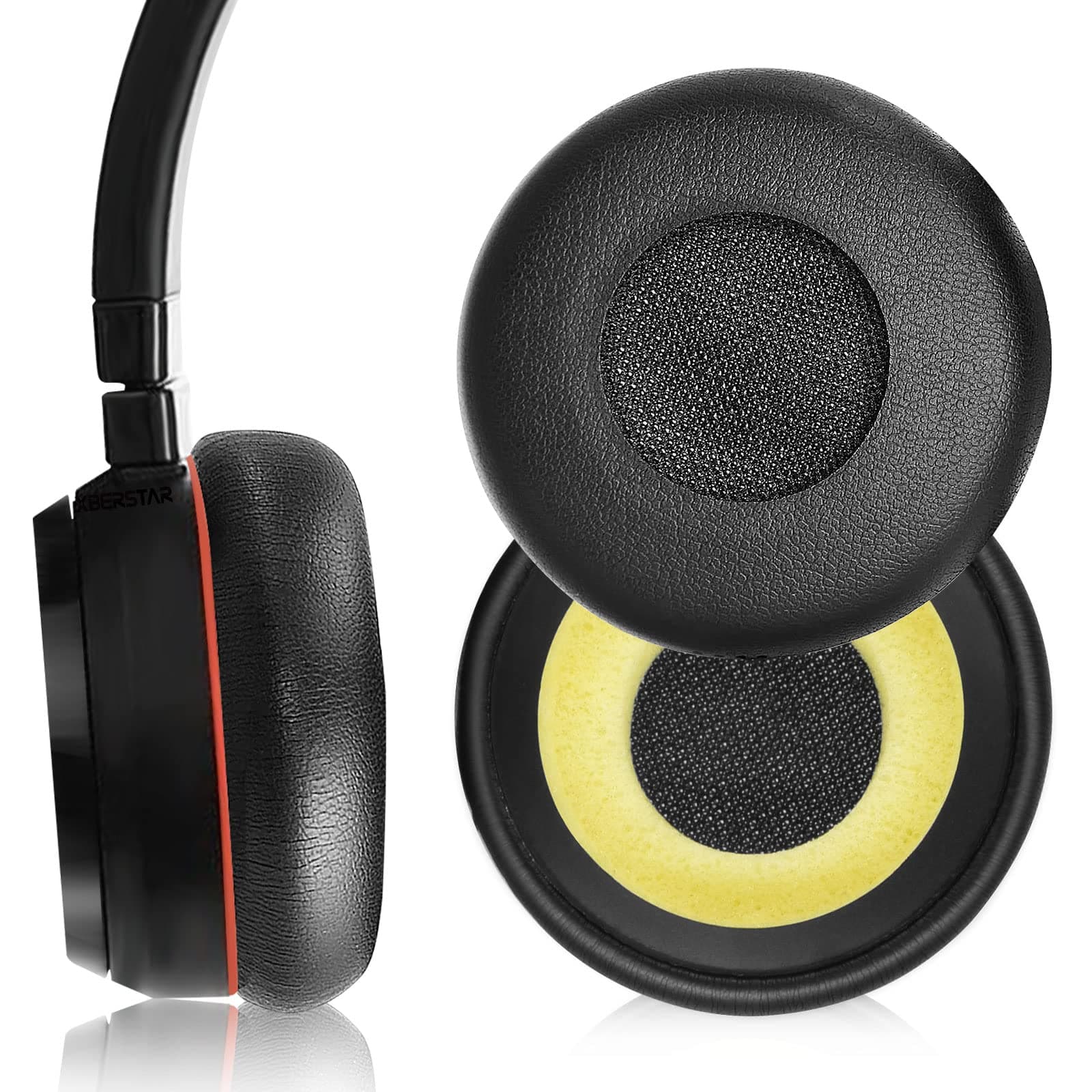 Evolve 65 ohrpolster Ersatz-Ohrpolster für Jabra Evolve 20 20se 30 30II 40 65 65+,Evolve 65 ohrpolster 1pair