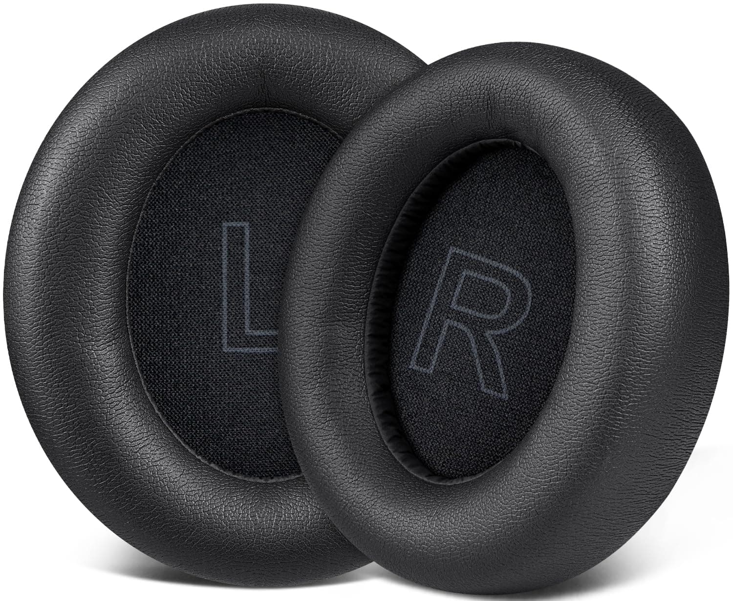 SOULWIT Ersatzpolster Ersatz Ohrpolster für Anker Soundcore Life Q30/Q35 Kopfhörer, Polster mit weicherem Proteinleder, Geräuschisolierungsschaum Schwarz