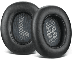 SOULWIT Ersatz Ohrpolster für JBL E65 (E65BTNC)/Live 650 (650NC 650BTNC)/Duet NC Over-Ear-Kopfhörer, Ersatzpolster mit weicherem Leder Protein Leder-Schwarz Angebot bei HelloDeals
