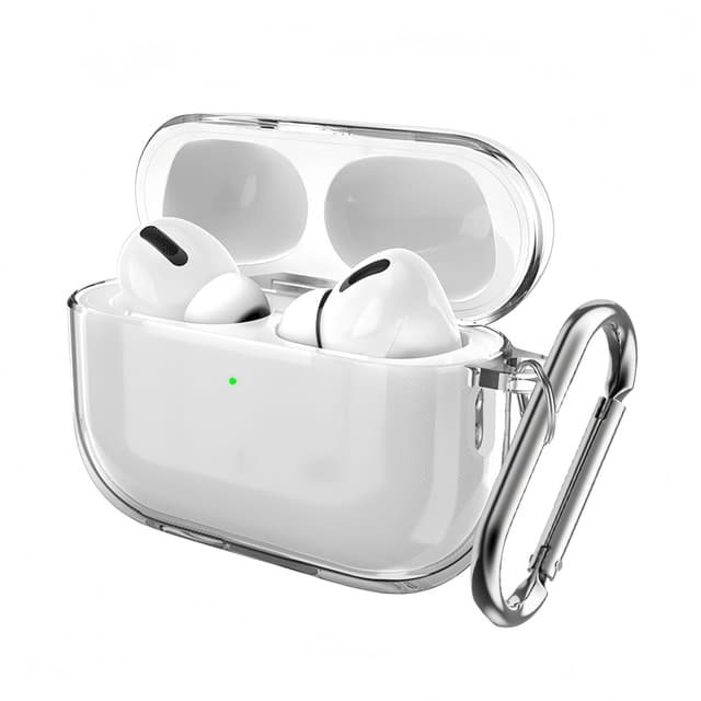 BoerHang Hülle Kompatibel mit AirPods Pro 3, TPU Stoßfest Transparent Einfach [Front-LED Sichtbar] Kompatibel mit AirPods Pro 3.Transparent AirPods Pro 3 Transparent