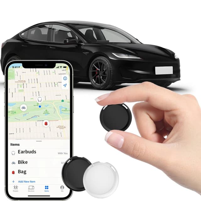 Intelligenter GPS-Tracker für Fahrzeuge Kompatibel mit der Apple Find My App (nur iOS) Echtzeit Air Tracker Tags Globale Abdeckung Verstecktes Auto Ortungsgerät Keine monatliche Gebühr oder Abonnement