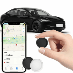 Intelligenter GPS-Tracker für Fahrzeuge Kompatibel mit der Apple Find My App (nur iOS) Echtzeit Air Tracker Tags Globale Abdeckung Verstecktes Auto Ortungsgerät Keine monatliche Gebühr oder Abonnement