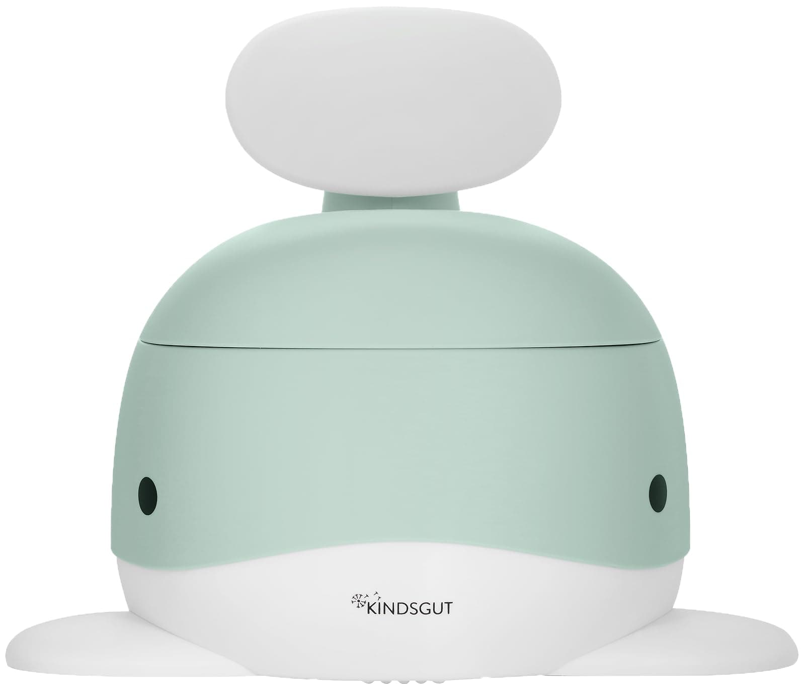 Kindsgut Kinder-Töpfchen, Babytopf WC/Klo, kinderfreundliches Wal-Design und dezente Farben, Toiletten-Training, Aquamarin