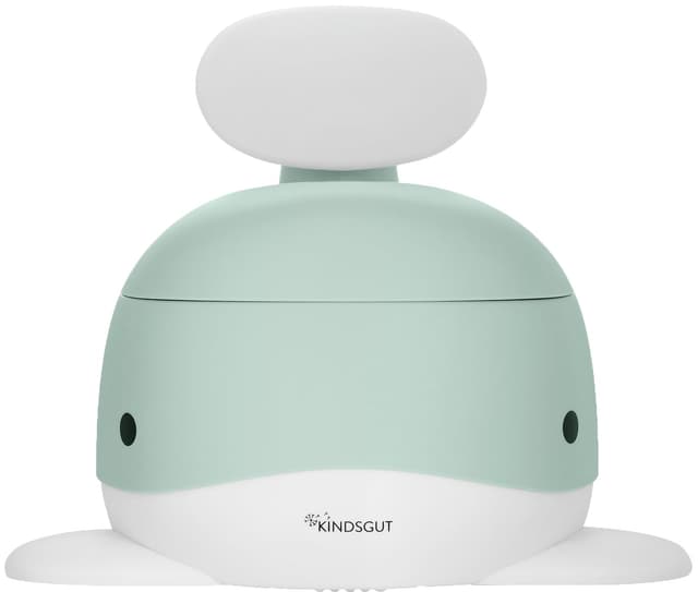 Kindsgut Kinder-Töpfchen, Babytopf WC/Klo, kinderfreundliches Wal-Design und dezente Farben, Toiletten-Training, Aquamarin