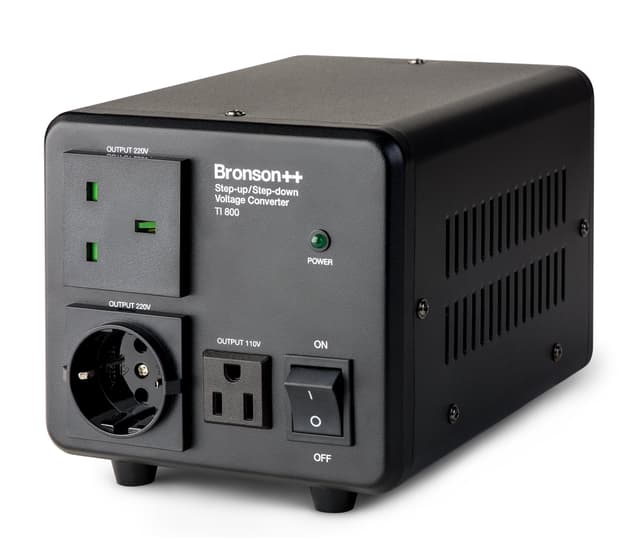 Bronson++ TI 800 110 Volt USA Spannungswandler Ringkern-Transformator 800 Watt - In: 110V oder 220V / Out: 110V und 220V - Bronson 800W 800.0