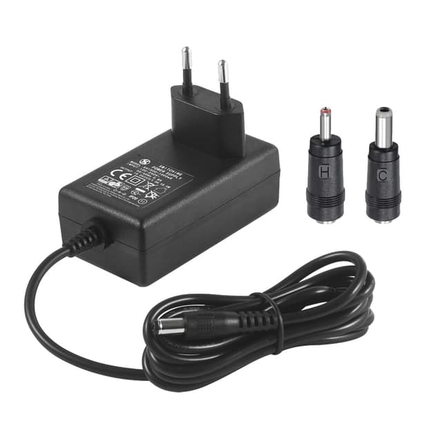 DC 15V 1A 1000mA Netzteil Adapter, Stecker 5,5 mm x 2,1 mm mit wählbaren 5,5mm x 2,5mm, 3,5mm x 1,35mm Steckerspitzen