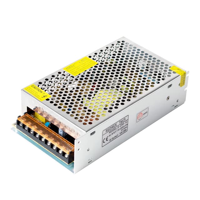 12V 20A Netzteil Transformator 240W Schaltnetzteil Switching Power Supply Adapter AC 100V/240V to DC 12V für 3D Drucker LED-Streifen Leuchten CCTV Projekt Sicherheit Computersystem 240.0 Watt
