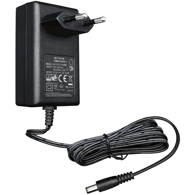 ANLINK 12 V 1,5 A/1500 mA Netzteiladapter, AC 100 – 240 V 50/60 Hz auf DC 12 V 1,5 A 18 W 5,5 x 2,1 mm Wandladestecker, 1,8 m 20 AWG langes Kabel für stabilen und flexiblen Einsatz, CE-Zertifizierung 12V-1.5A-CE