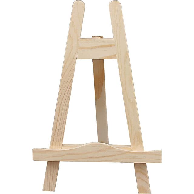 Creativ 576220 Mini-Zeichenstaffelei, Holzfarbe, 25 cm, Holz