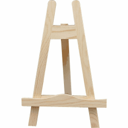 Creativ 576220 Mini-Zeichenstaffelei, Holzfarbe, 25 cm, Holz Angebot bei HelloDeals